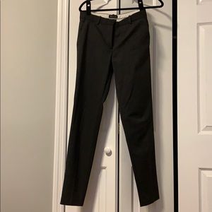 Massimo Dutti Charcoal Gray Work Pants Trouser